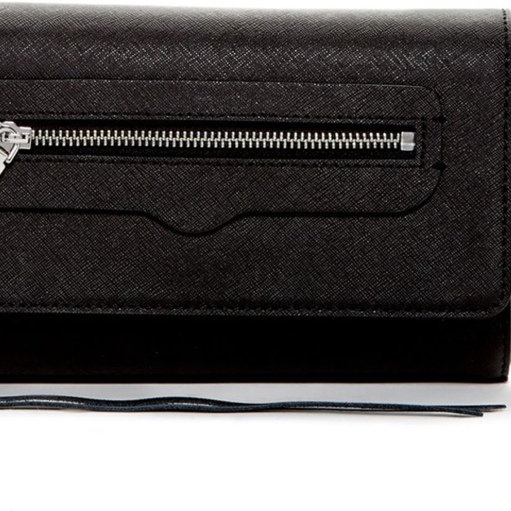 NWT Rebecca Minkoff Black Envelope Crossbody Purse